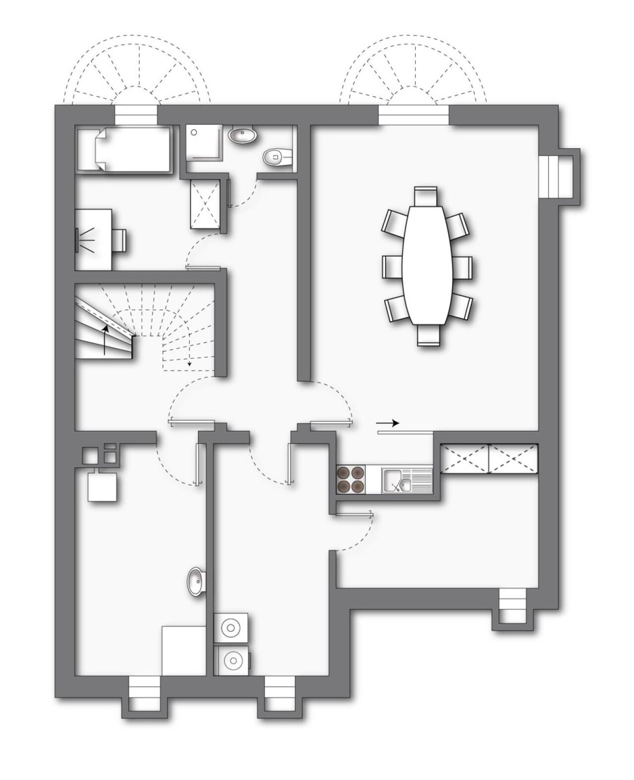 Grundriss KG Arbeiten