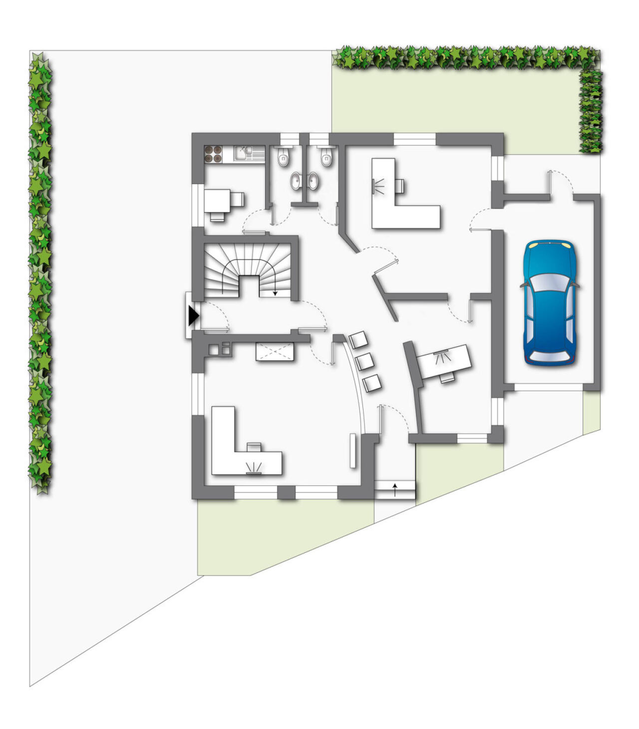 Grundriss EG Arbeiten