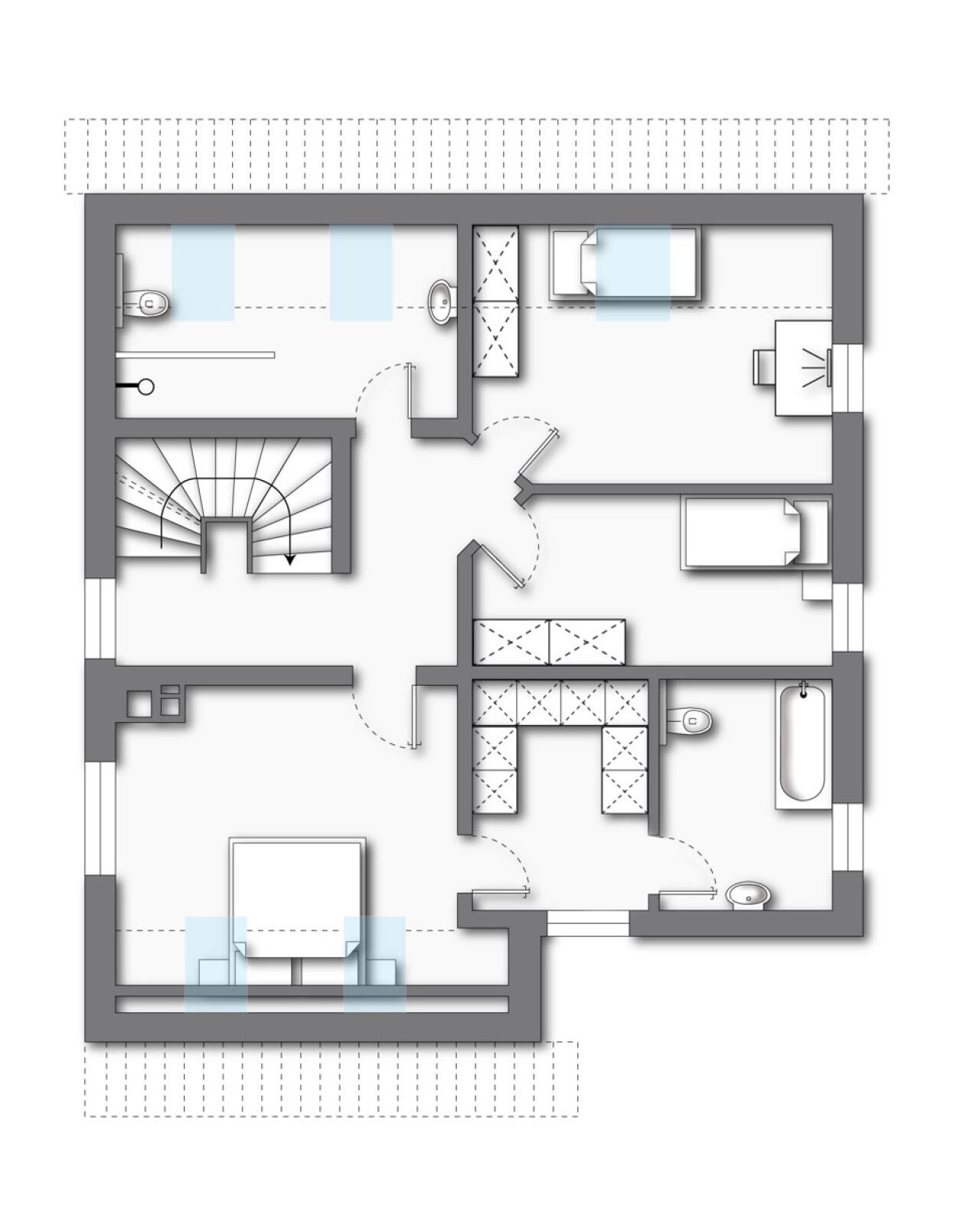 Grundriss 2.OG Wohnen
