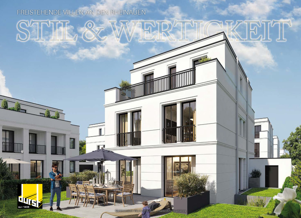 Villa Minerva mit Varianten Rückansicht