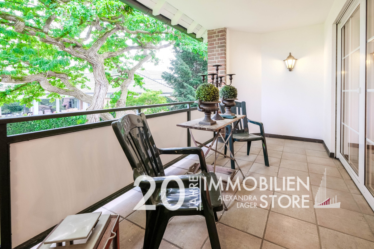 Der Balkon am Schlafzimmer
