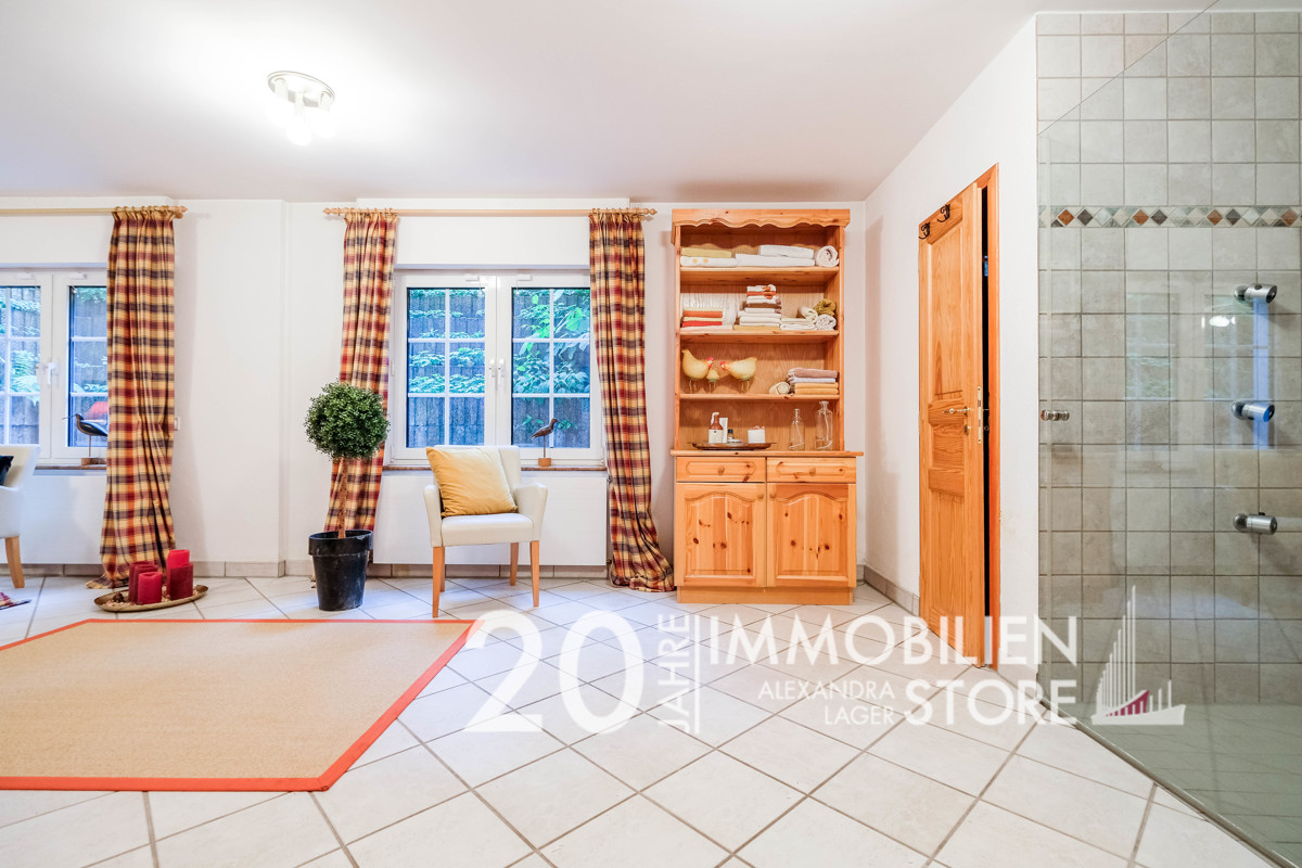 Spabereich im Souterrain