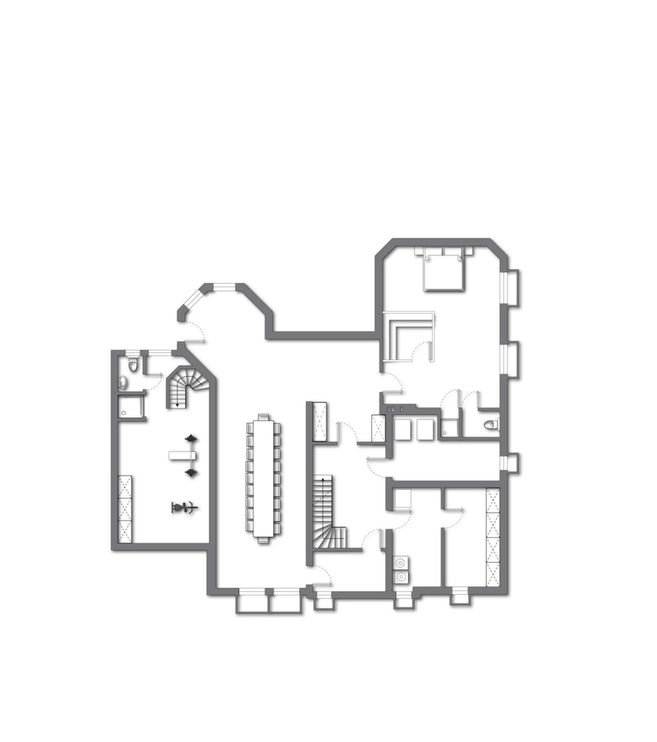 Grundriss Souterrain/Keller