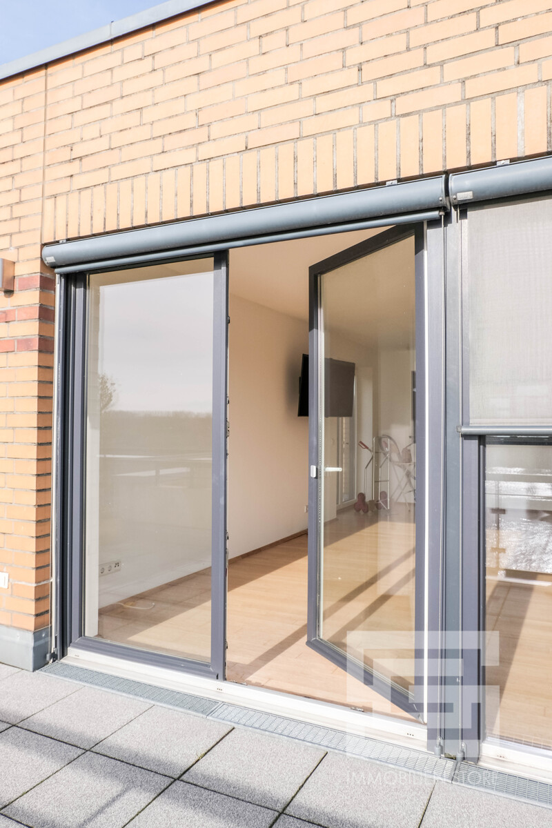 Der große Dachterrasse